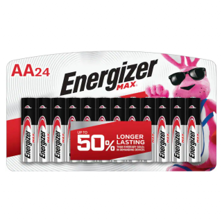 Energizer MAX Alkaline AA Batteries (24-Pack)